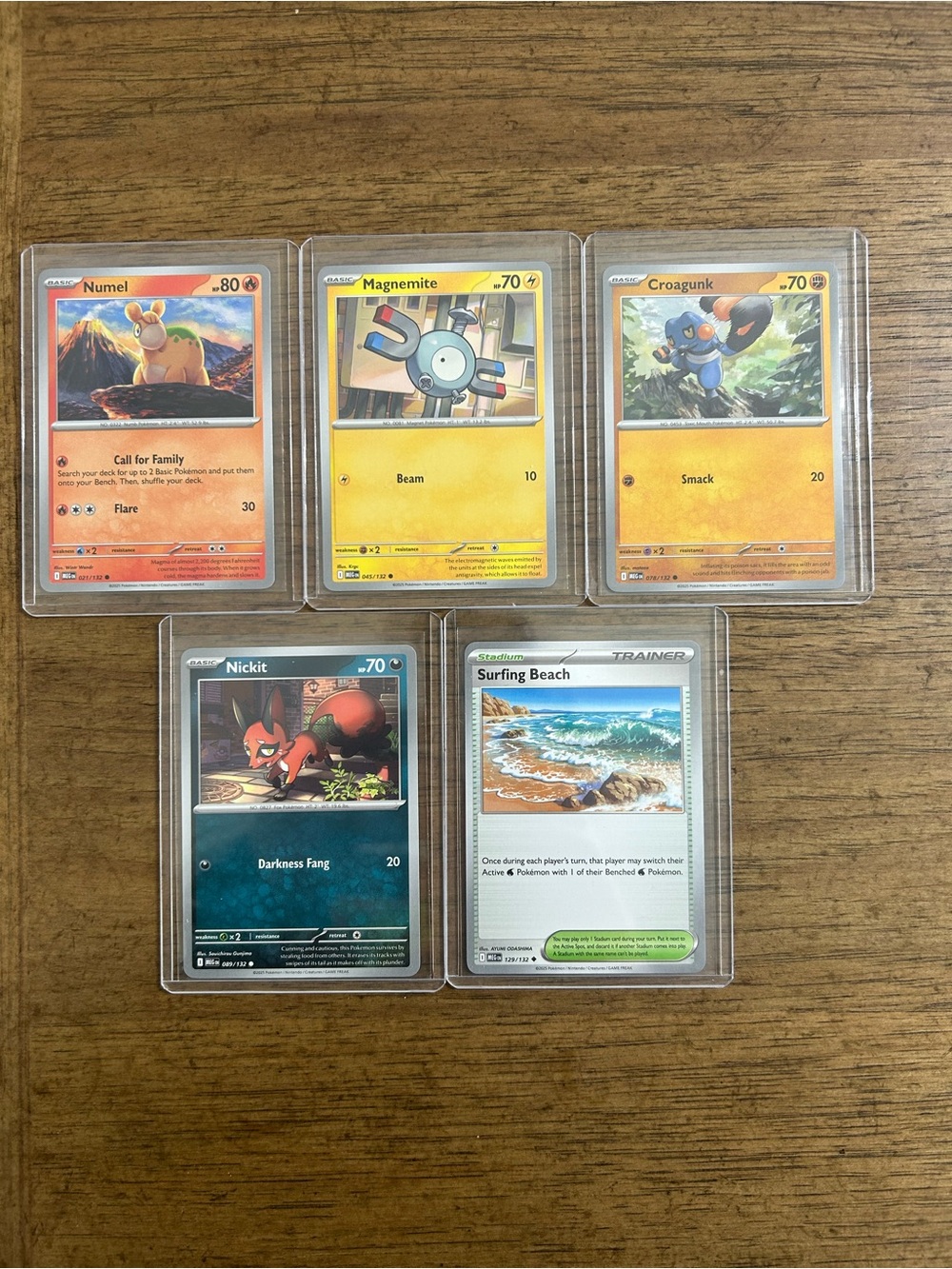 2025 Pokémon MEG EN - Bundle of 5 cards
